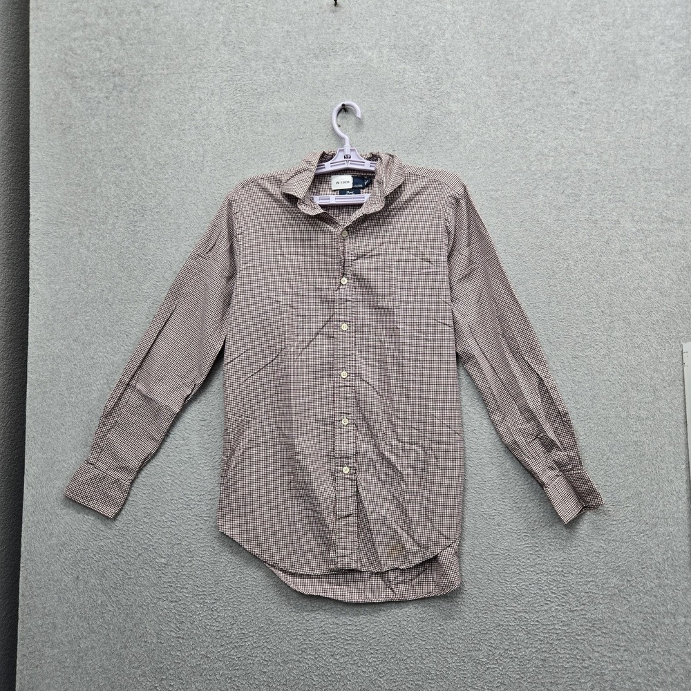 Polo By Ralph Lauren Men Button‎ Up Shirt S Red Plaid Regent Classic Fit
